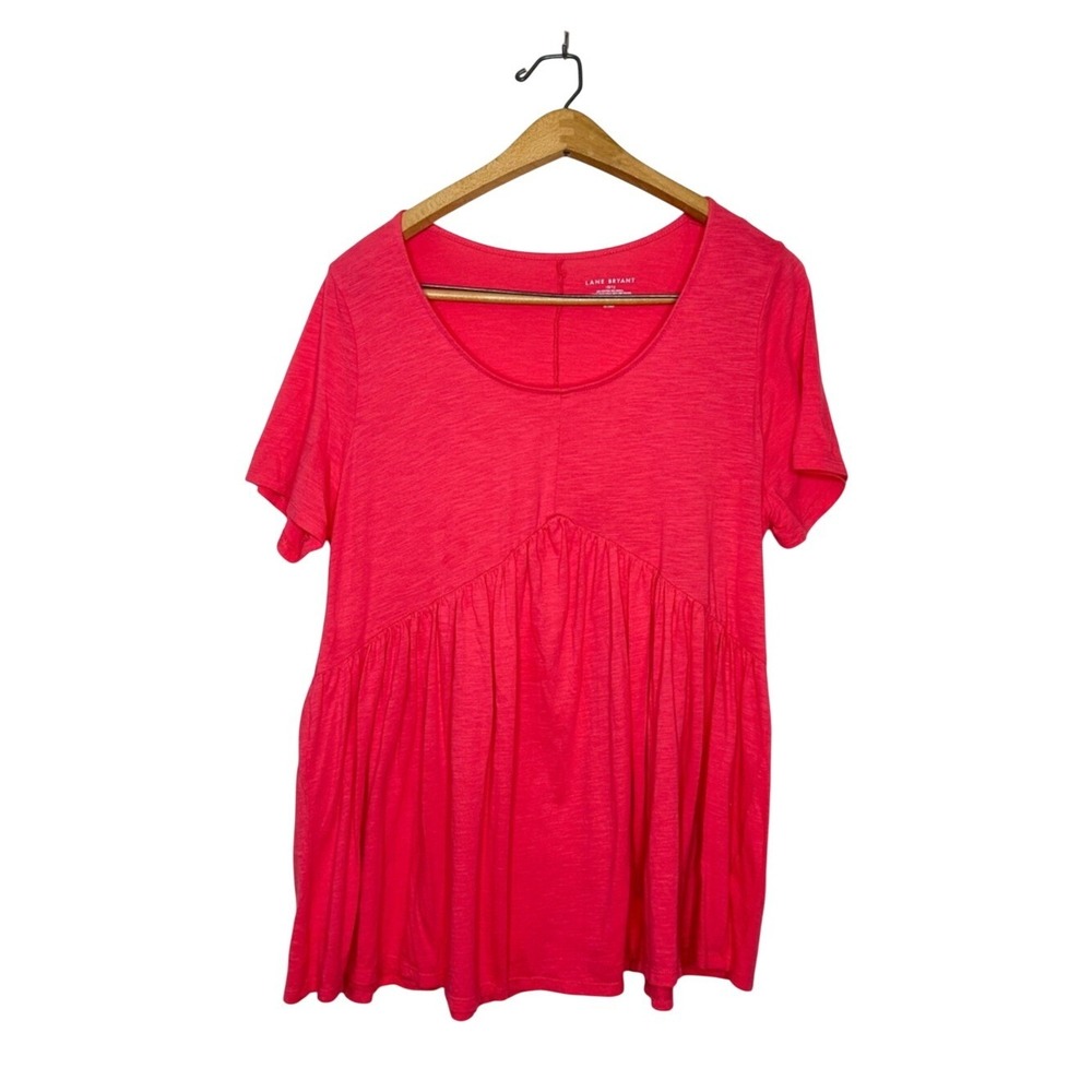 Lane Bryant Cotton Blend Flowy Tunic Top 10/12
